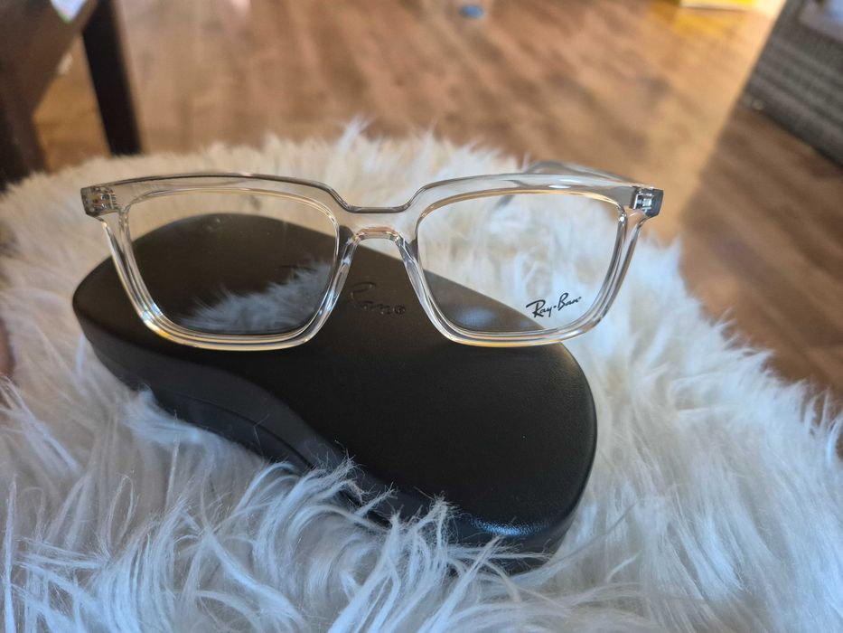 Ray Ban oprawki transparentne