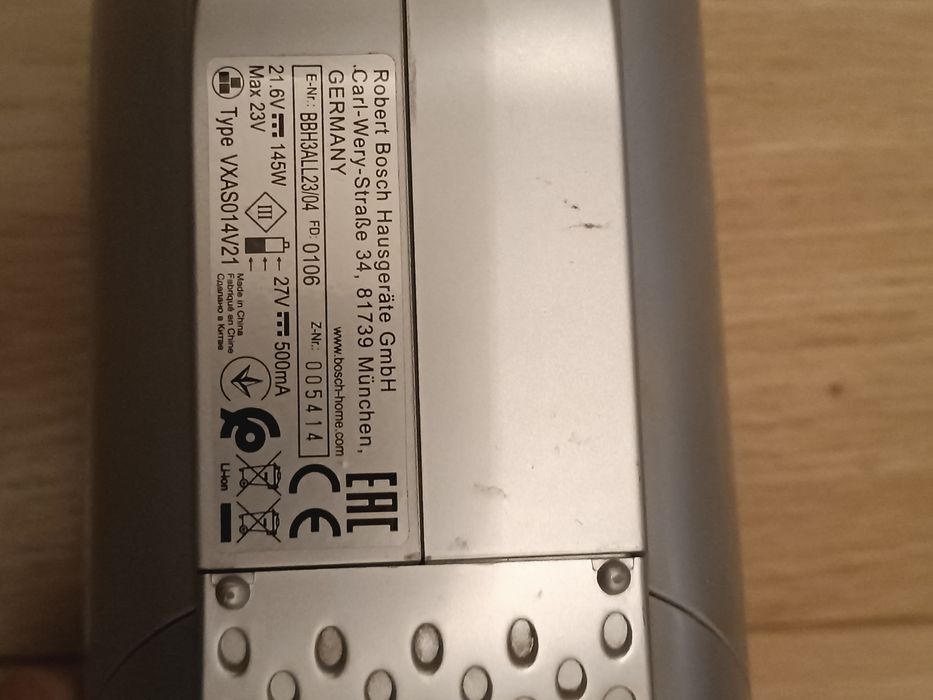 // Odkurzacz Bosch 23.0V Flexxo Gen2 Serie 4-bateria, akumulator