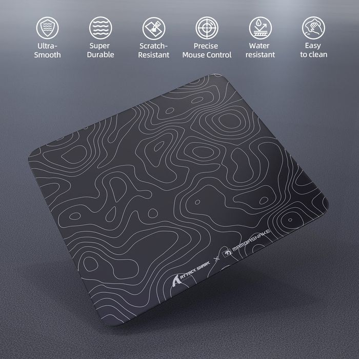 НОВИЙ Килимок для миші Attack Shark Cm05 | Скляний ігровий килимок