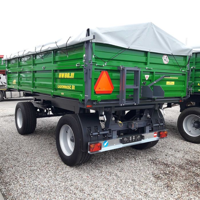 Przyczepa IFA HW HL 8011 - wywrotka 3 stronny - Idealna - Dostępna