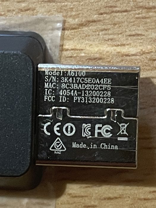 WiFi-адаптер NETGEAR A6100