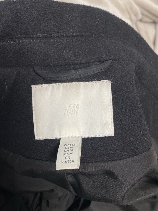 Пальто H&M чорне довге