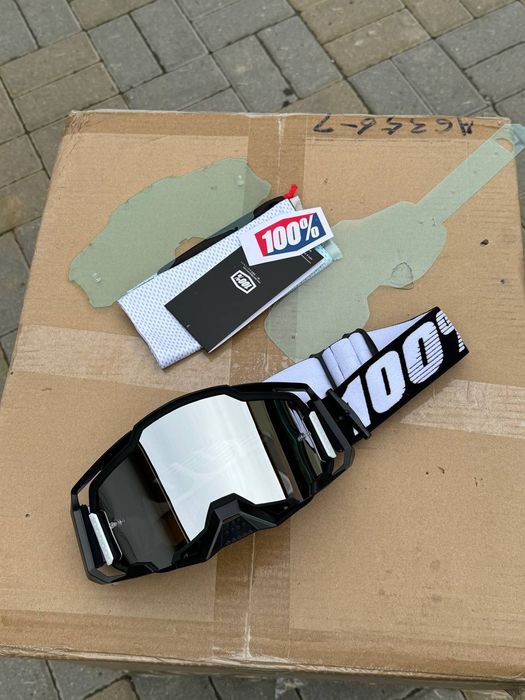 Очки 100%, мотоочки, окуляри кросові, мотоокуляри strata, кросові очки