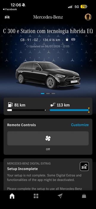 Mercedes-Benz C300e AMG • Garantia Oficial + 2 Anos • Autonomia de 110km em elétrico