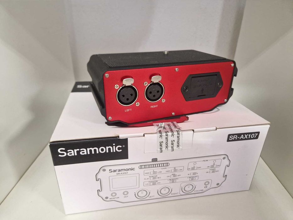Saramonic SR-AX107 (Novo) - Pré-amplificador XLR