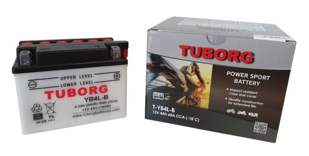 Akumulator Tuborg YB4L-B 12V 4Ah 60A ,Rynkowa 1