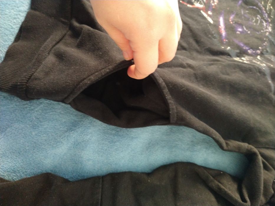 czarna bluza z kapturem róża goth emo alternative