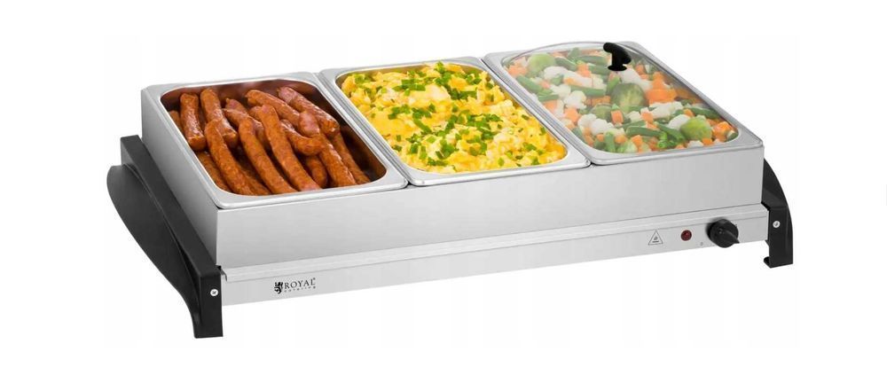 BEMAR 3x 2L Podgrzewacz do potraw 400W Bufetowy Catering Nowy