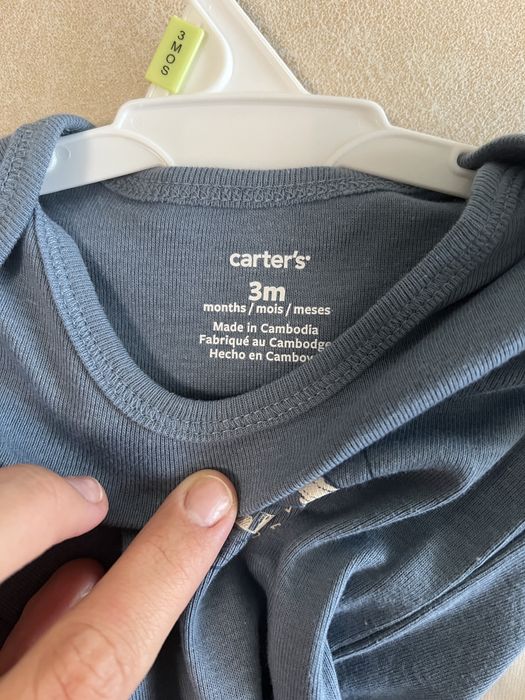 Боді 5 штук комплект Carter’s 1-3 місяці для хлопчика