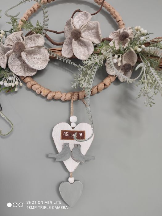 Obręcz wiosenna wianek