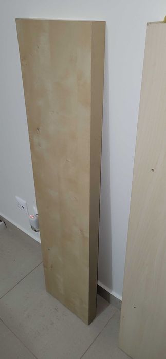 Estante de parede, ef carvalho c/velatura pinho, 110x26 cm
