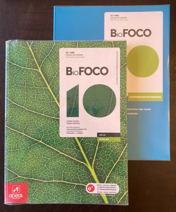 Livros Escolares 10 Ano encadernados - English 10 - O Espanto - Bio Foco - Geo Foco