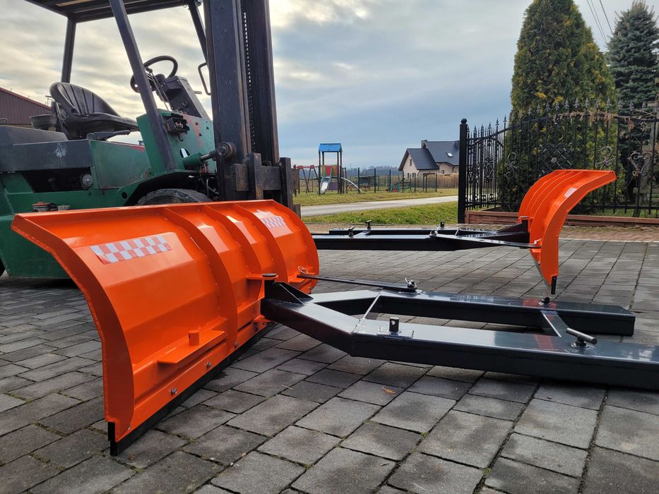 Pług do śniegu do wózka widłowego/ widlaka Raka Pług śnieżny 1.5m NOWY