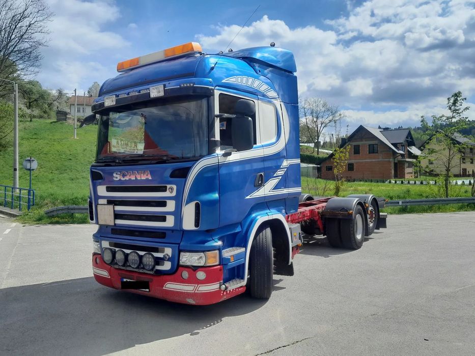 Scania R 560 V8 6X2  V8 560 6X2 cała na poduszce, E4, manula, Full wersja 34000Export