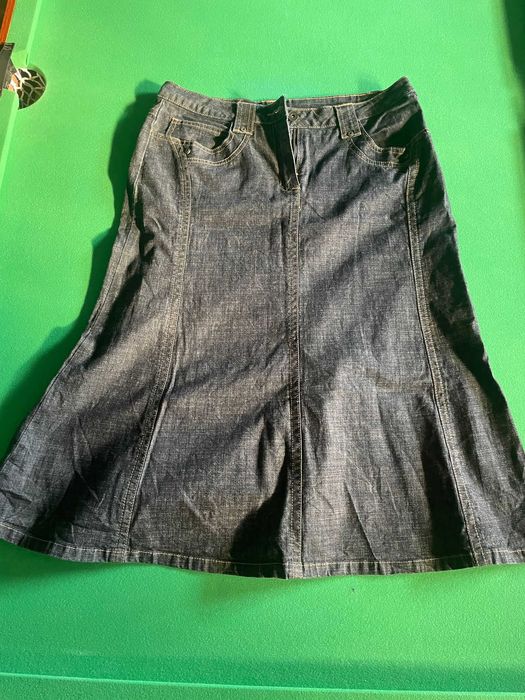 Spódnica jeansowa czarna Canda C&A rozm.40