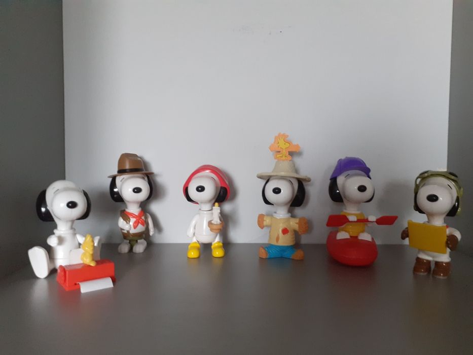 Snoopy figurki z McDonald