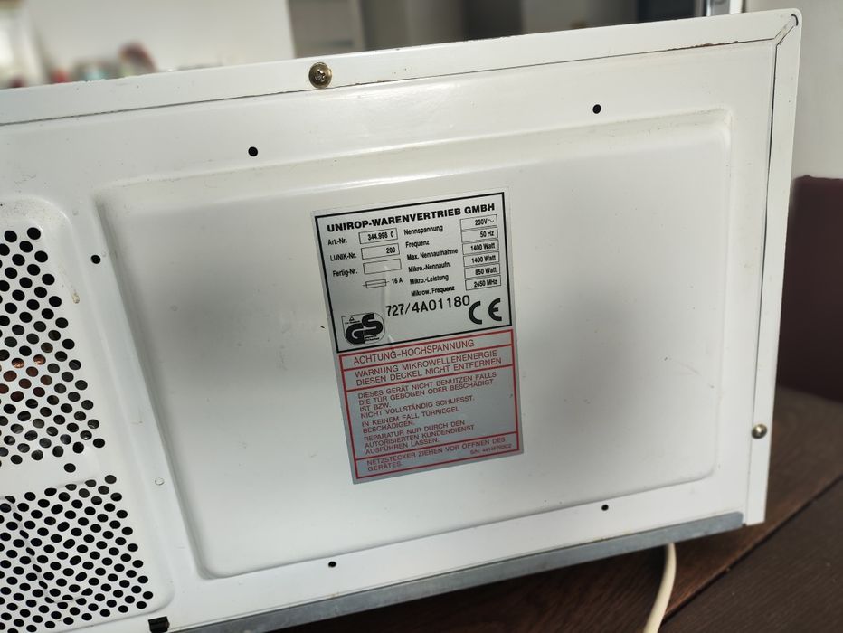 Mikrofalówka 850W Niemiecka