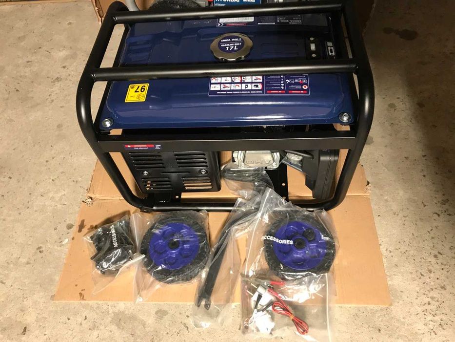 Бензиновий генератор BullMach AMBRA 3600. Потужність 2,8кВт. max-3кВт.