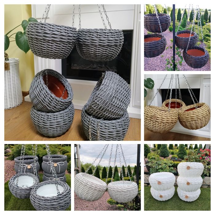 Кашпо з ротангу від 5 л