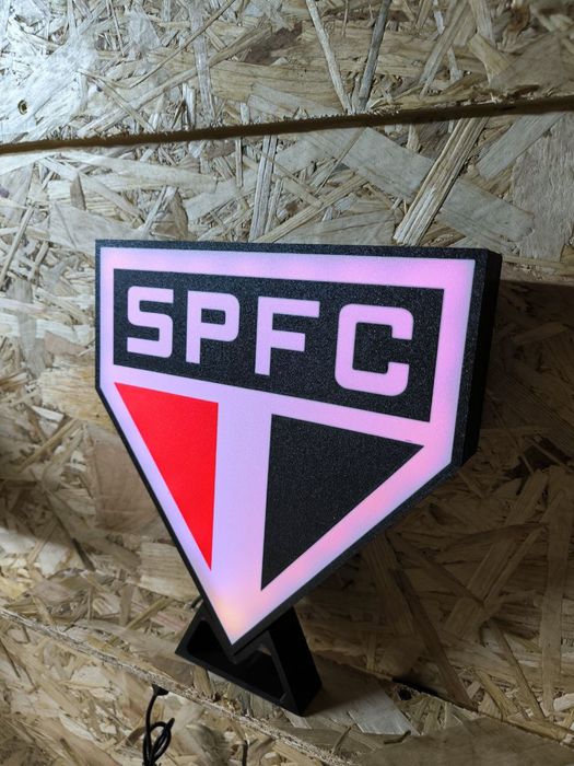 Logo logotipo São Paulo led RGB