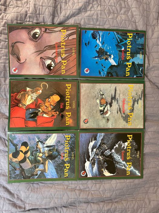 Piotruś Pan 1-6, Londyn, Opikobana, Sztorm, Czerwone Ręce, Hak, Losy