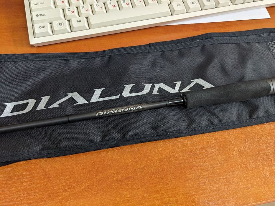 Shimano dialuna 23.   7'6".   6- 28 max 35