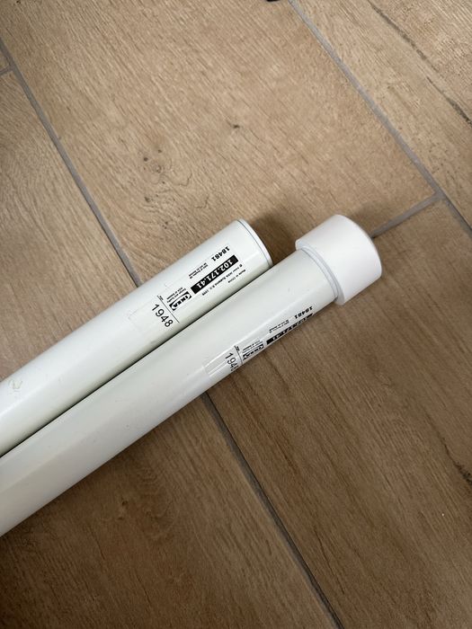 Karnisze białe ikea 3 sztuki