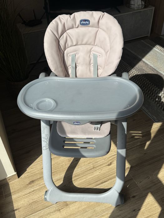 Стілець для годування Chicco Polly Magic Relax Pink, стільчик для годування рожевий