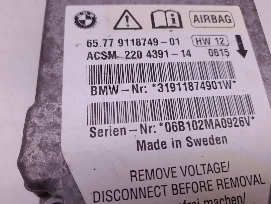 Centralina airbag BMW 5 (E60)