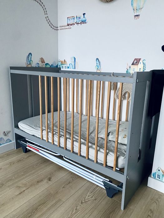 Łóżeczko 120x60 grafik pauline klupś