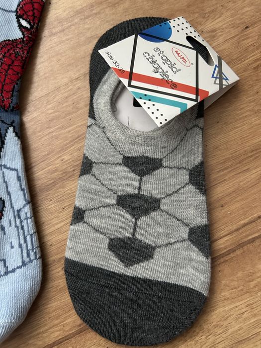 Skarpetki 32 -35 chłopięce spider man piłka nożna