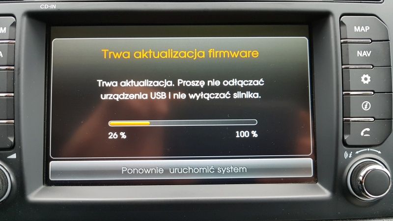 Hyundai KIA mapa Europy Polski język Menu Polski Lektor USB SD 2025