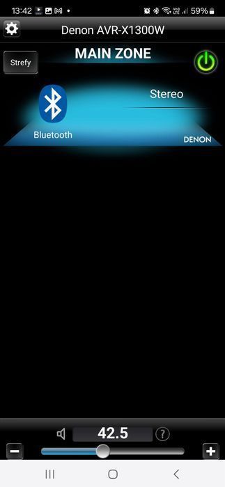Amplituner 7.2 Denon AVR-X1300  Wifi BT 4K60p ARC Spotify DSD