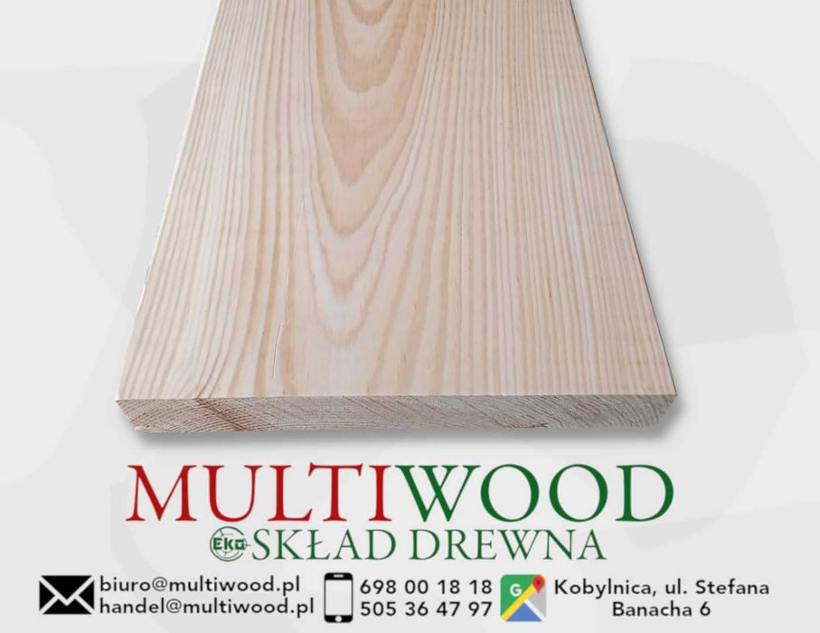 Deska podrynnowa, tarasowa, konstrukcyjna 28x195mm