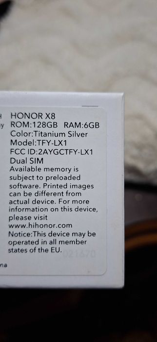Telemóvel Honor x8
