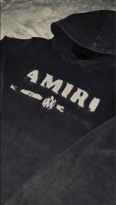 Худі AMIRI чорне, стан як новий