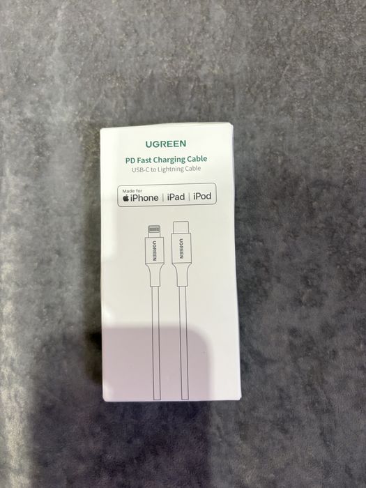 Кабель Type-C на Lightning PD 20W тайп-с на лайтнінг MFI UGREEN 1м