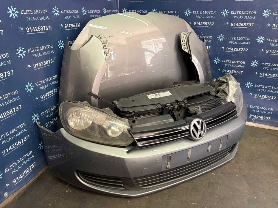 Frente completa usada VW GOLF VI 6 parachoques capot oticas guardalamas reforço