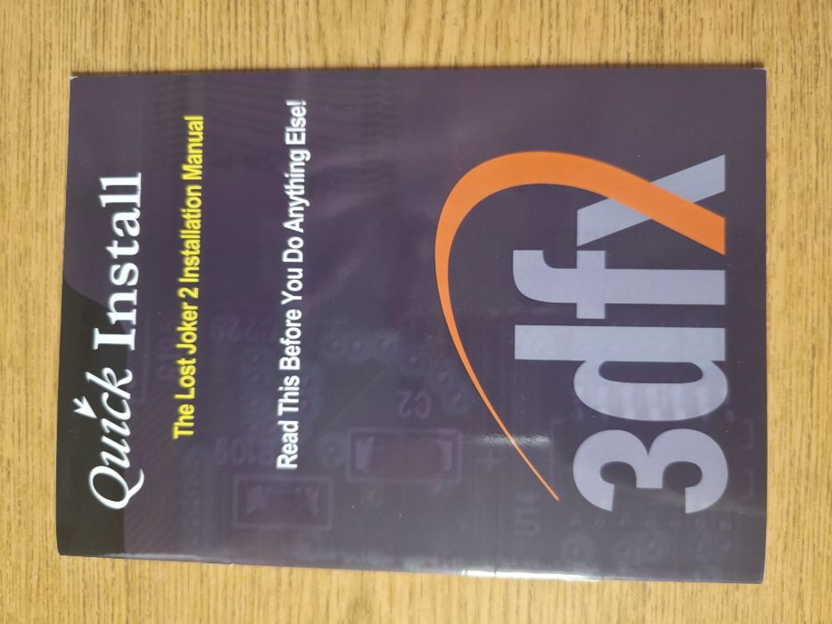 Lost Joker 2 (3dfx Voodoo3 3500 + PowerVR PCX2) ze złączami DVI i HDMI