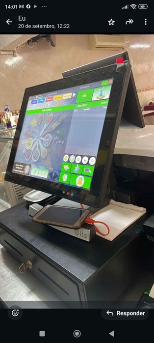 Computador com impressora