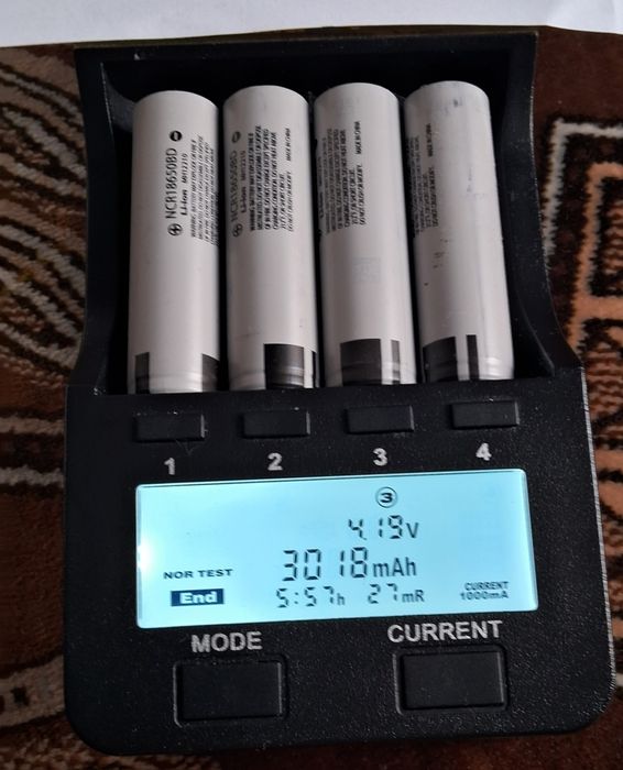 Акумулятор LG MH1, Panasonik NCR18650BD, 18650