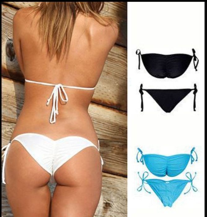 Новые белые черные плавки бразилиана низ от купальника L 48 труси