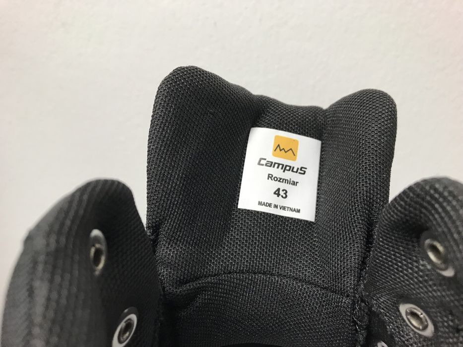 Nowe buty trekkingowe Campus – r. 43 / wkładka 28 cm, czarne