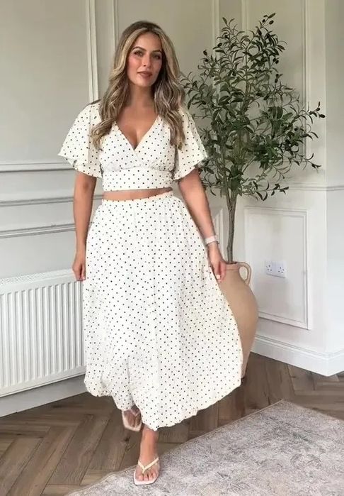 юбка балон в горох primark , zara