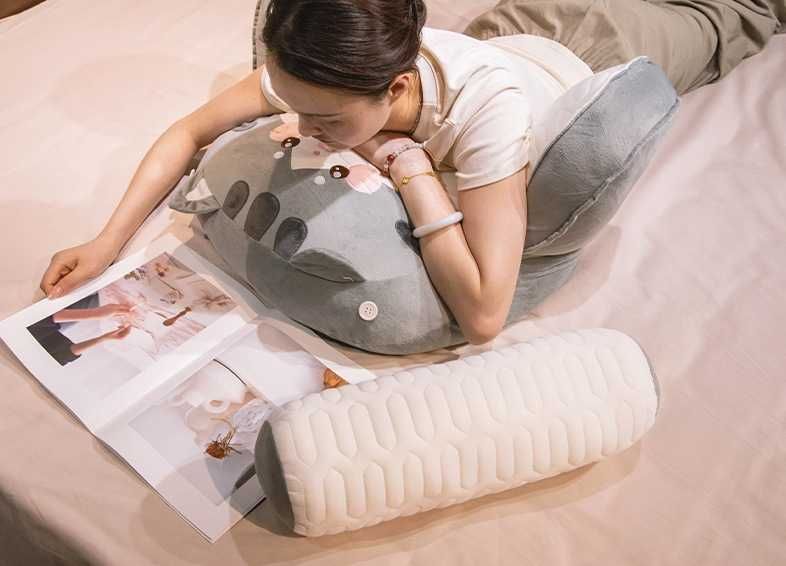 Ergonomiczna poduszka Króliczek zdrowy kręgosłup 75x50 cm poduszka korekcyjna
