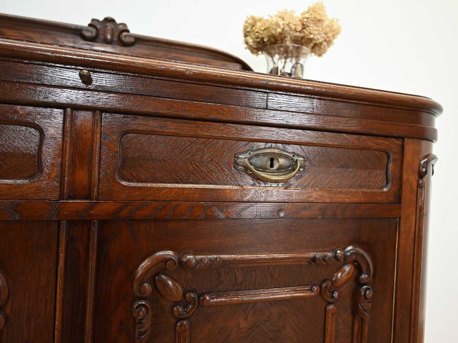 piękna komoda w ciepłym dębie 120306