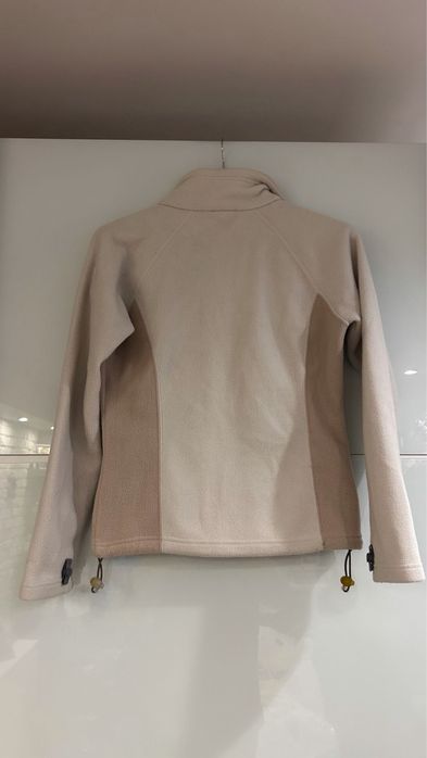 Bialy damski polar polarek rozsuwany rozpinany The North Face 36 S