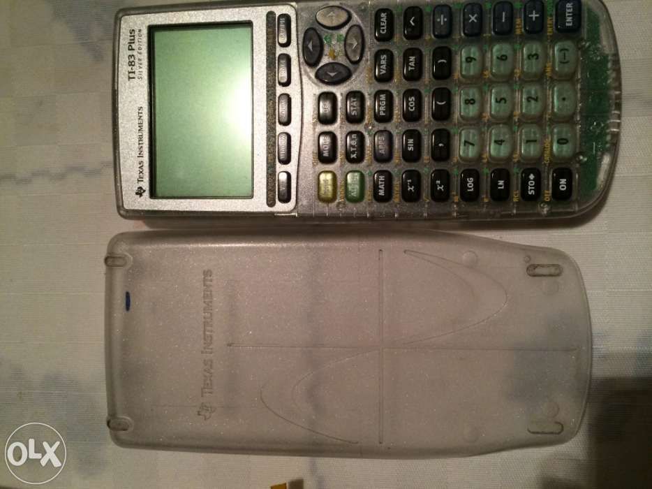 Calculadora texas instruments ti-83 plus silver edition