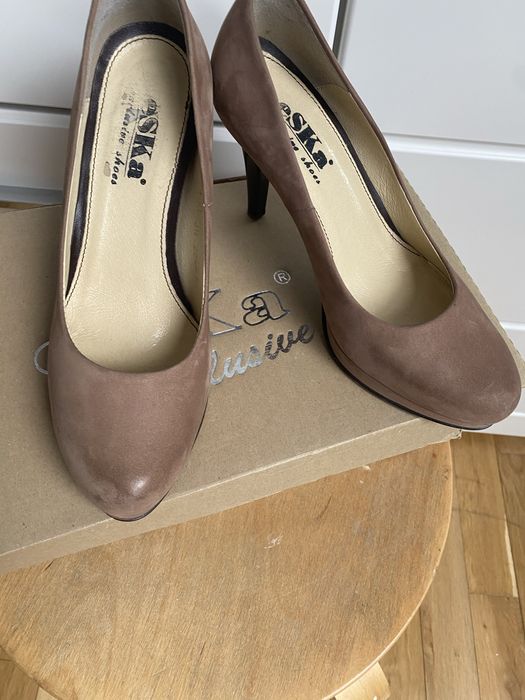 Skórzane Buty eska  roz 36 capucino