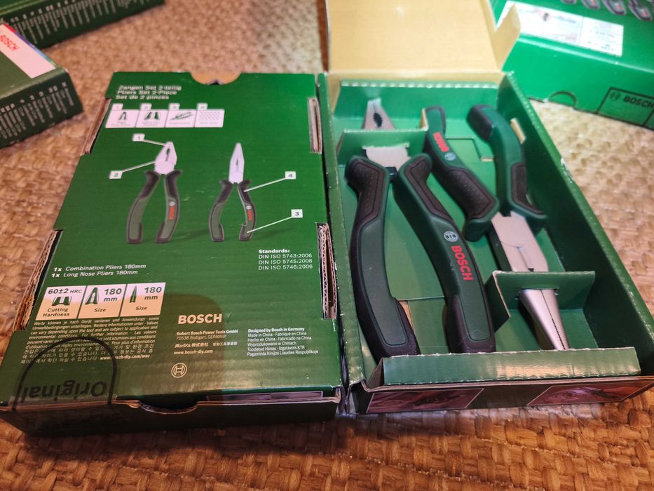 Bosch Conjunto de 2 alicates ORIGINAL/NOVO